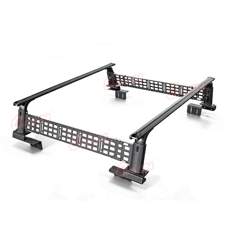 4x4 Offroad Aluminum Alloy and Heavy Duty Steel Adjustable Truck Bed Rack 500KG Loading Universal for All Pickups
