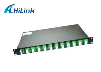 Alcance a rede DWDM Mux Demux CH21 - CH60 40ch LC em 19' a montagem em rack 1U