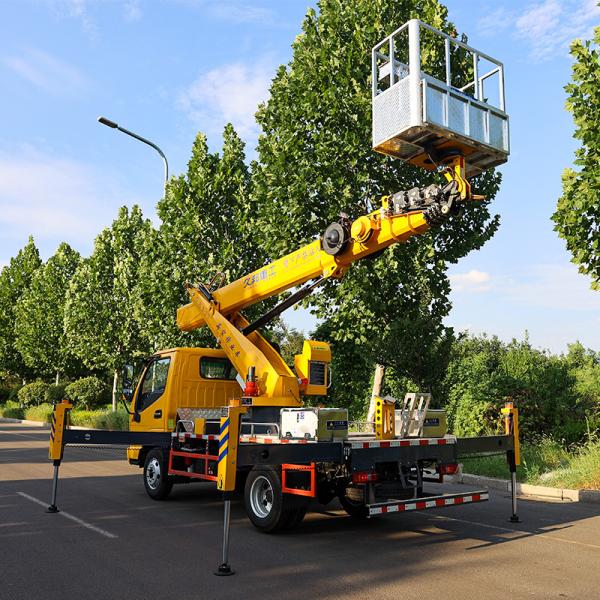 27m Hydraulic aerial cage Aerial platform Working Truck Overhead Working Truck Price