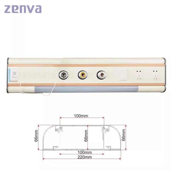 BH-CTR001 Equipos de gas médico del panel de la unidad principal de la cama de la aleación de aluminio
