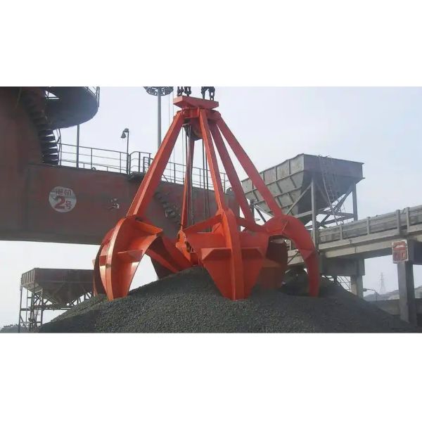 Orange Peel Type Grab Bucket Clamshell Bucket for 5-50t Excavators with Remote Control