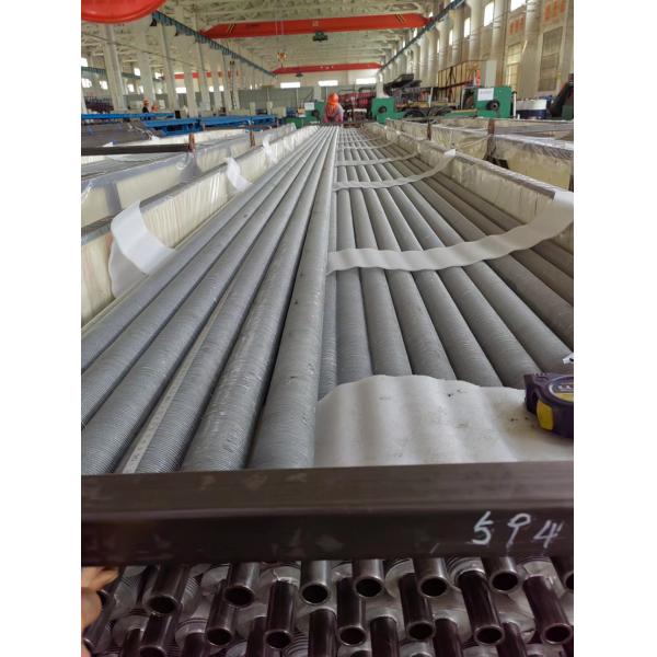 Extruded Fin Tube DELLOK SA179 AL1060 Intercambiador de calor de tubo de aleta bimetálico extruido