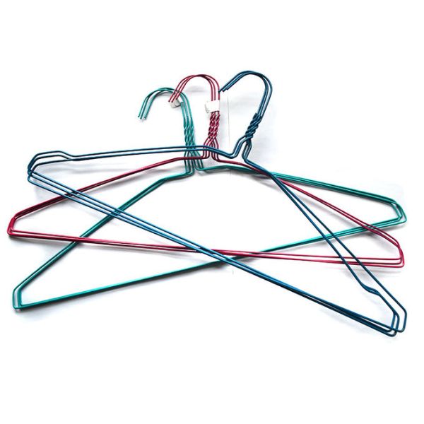 White Coated White Wire Hangers 1.9mm 14.5 Gauge Wire Hangers Perfect for Retail Garment Displays Dry Cleaning and Storage