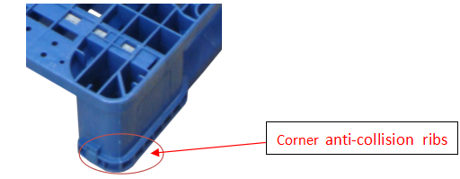 HDPE or PP solid deck hand pallet truck for sale large plastic pallet