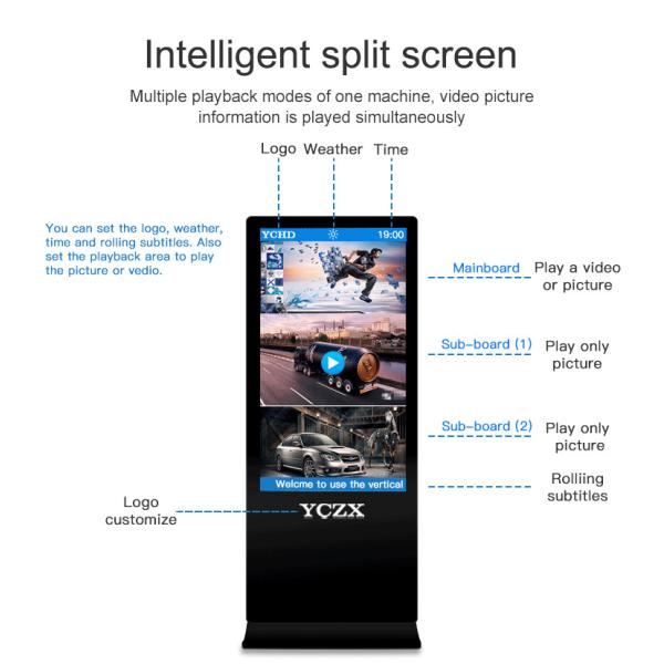 Wireless Connection Touch Screen Kiosk With 10 - Point Infrared Touch