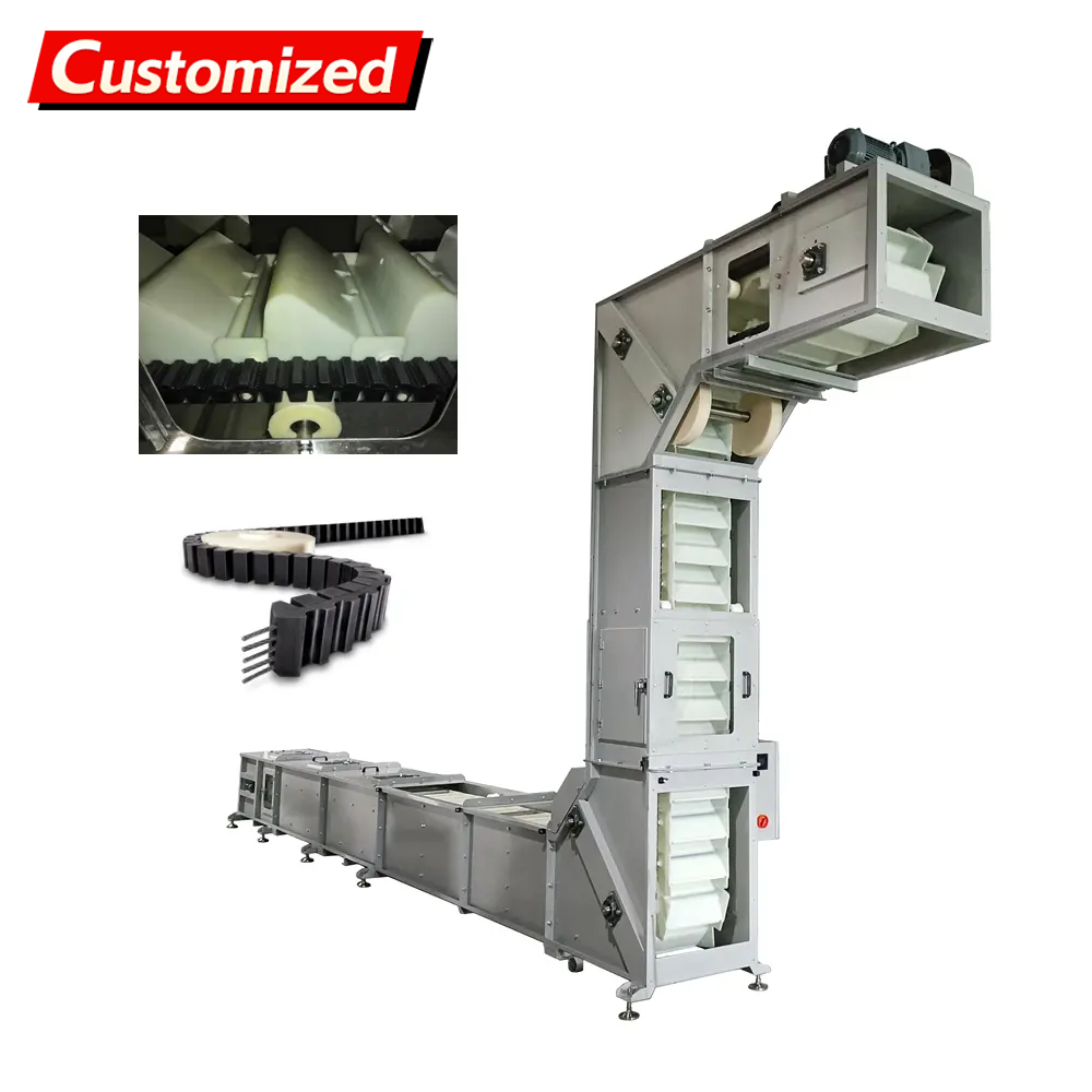 Customized Stainless Steel Heat Resistant Z Bucket Elevator for Granules and Bulk Materials