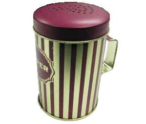 Tinplate Pantone Color Portable Condiment Bottle With Hole