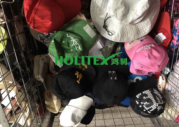 Mixed Size Second Hand Hats , Used Baseball Caps For Female / Male Summer