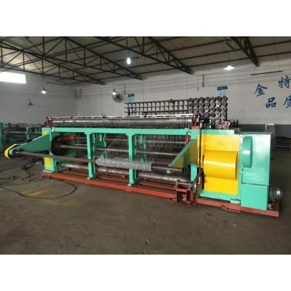 Chicken Cage Straight And Reverse Wire Mesh Weaving Machine , Hexagonal Wire Mesh Machine