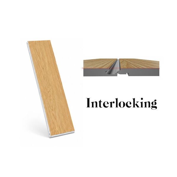 Moisture Proof Stone Plastic Composite Flooring Formaldehyde Free High Hardness for Interior Decoration
