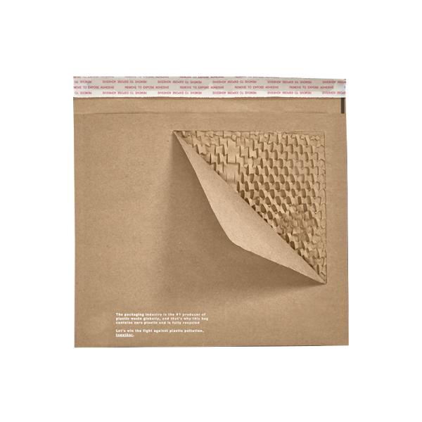 Corrugated Paper Padded Mailers Lightweight Custom Padded Mailer Recyclable For Packaging