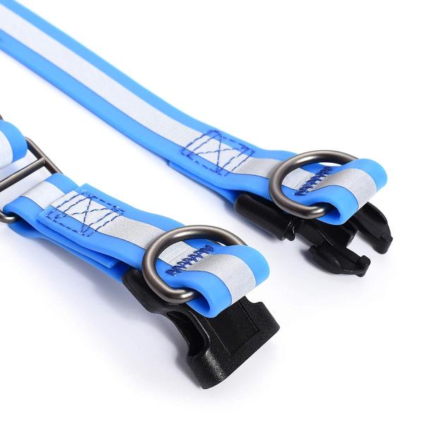 Гибкий сделайте зарево водостойким в темном воротнике собаки для ежедневного идя плавания