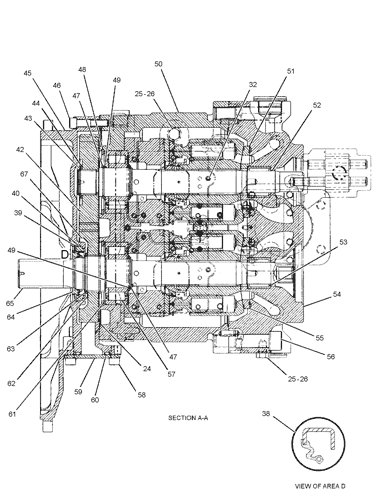 TQ E330D PUMP GP-PISTON Части гусеницы 2667954 2478992 TQ гидравлический насос