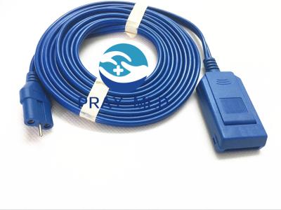 Cabo paciente da placa da diatermia do PVC 3m para a almofada da terra de Electrosurgical