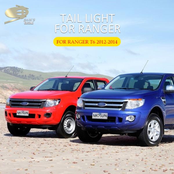 2.5mm Thickness LED Tail Light For Ford Ranger T7 T6 2012-2014 2015-2017 Rear Lamp 2016