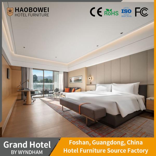 Five Star Resort Furniture Foshan Modern Luxury Style Bedroom Hotel With Customization