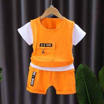 Cotton Polyester Wool Practical Boy'S Workwear Sets For 0-14 Years Old