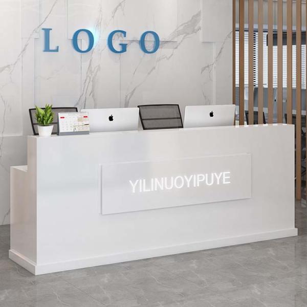 Metal Reception Counter Design for Customized Office Retail and Clinic Needs
