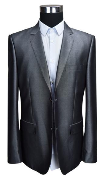 Mens Slim Fit Grey Blazer , Slim Fit Tailored Suit Blazer Grey Spring Autumn Winter