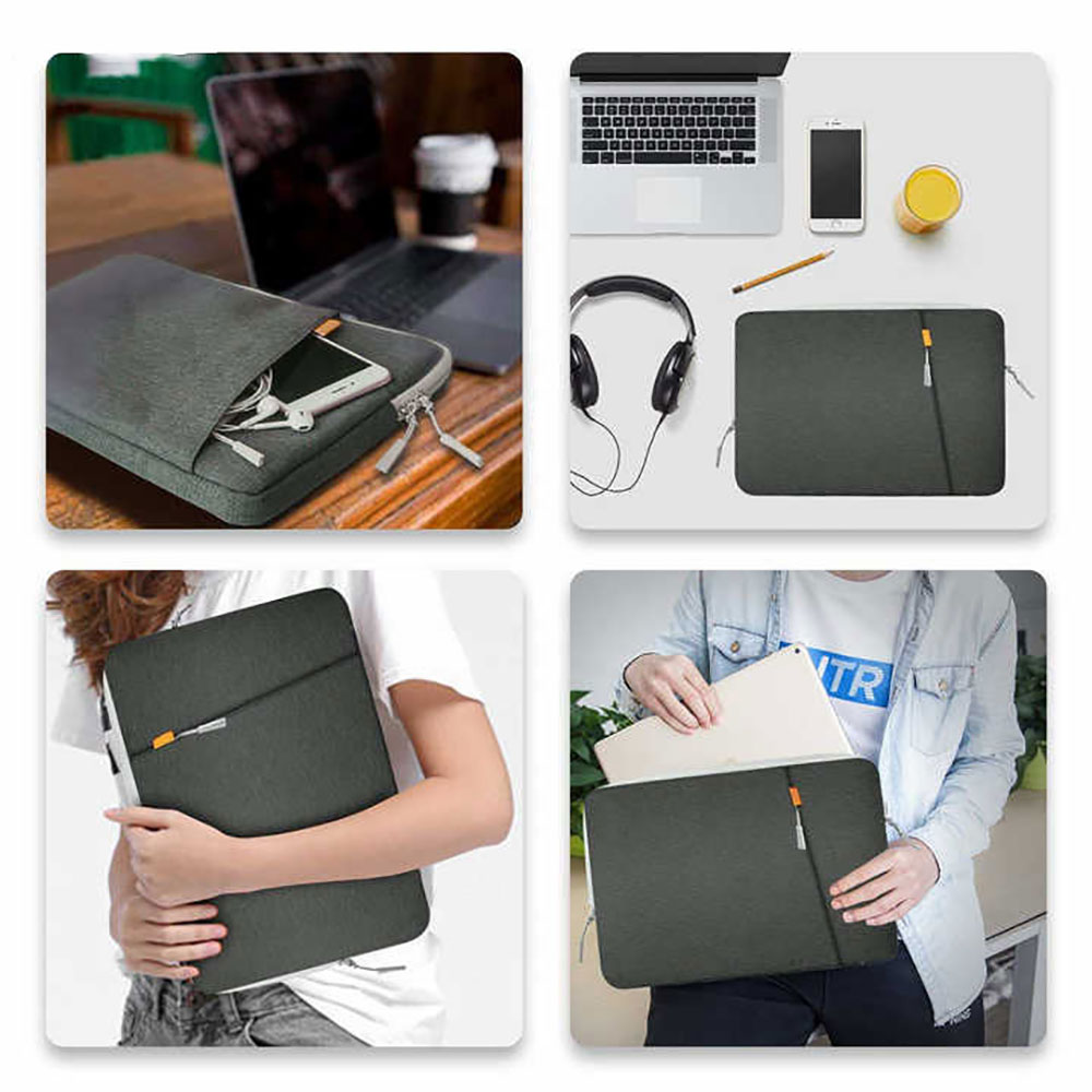 For Laudtec Custom Protective Laptop Bag DNB141 Waterproof Polyester Shockproof Padded Universal for 15.6 Inch Business Handbags Wholesale OEM/ODM/Private Label