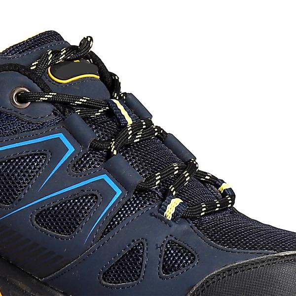 Steel Toe Protection Low Cut Safety Shoes With Lining BK Mesh / Air Mesh And Shock Absorption