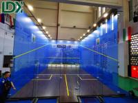Cour de squash personnalisée, plancher, cour intérieure avec logo personnalisé