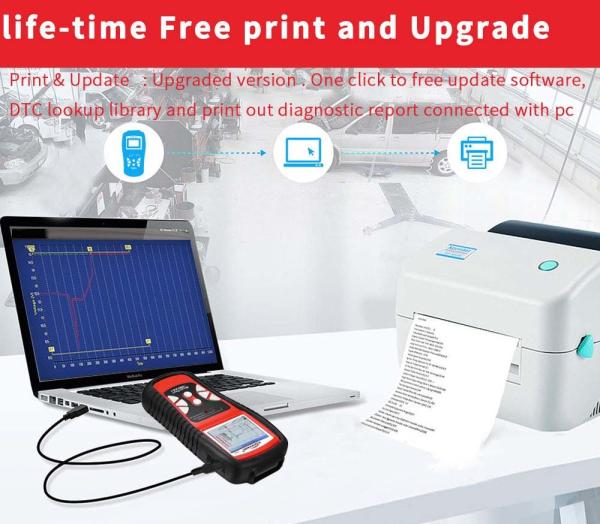 Code Reader Car Engine Tester KONNWEI KW830 With Live Data / Car Battery Testers Analyzers