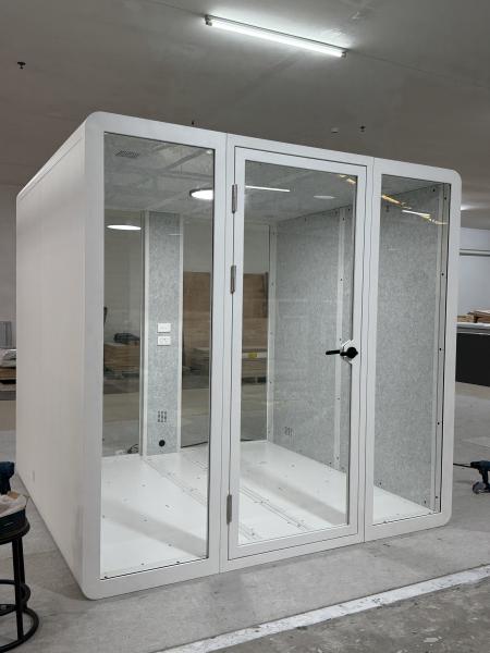 Private Soundproof Meeting Pod Fast Install 6 Person Meeting Pod For Office Studio