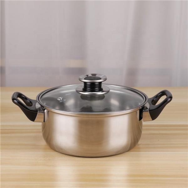 Restaurant Kitchen Stainless Steel Cookware Set Classic Design Style