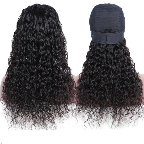 Brazilian Hair Headband Wigs Original Real Virgin Human Hair in Light Brown Lace Color
