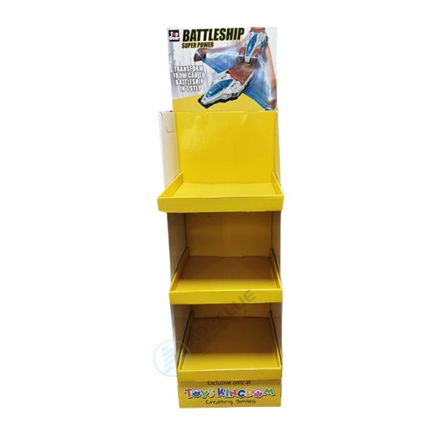 Glossing Matte Lamination Cardboard Stand Display CMYK / Pantone Printing Customized