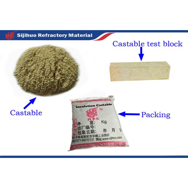 2.4-3.15 g/cm3 Bulk Density Insulation Refractory Castable Cement for Furnace in 2018