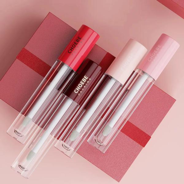 50 ml de mascara récipients cosmétiques bouchon à vis à logo personnalisé tubes de rouge à lèvres