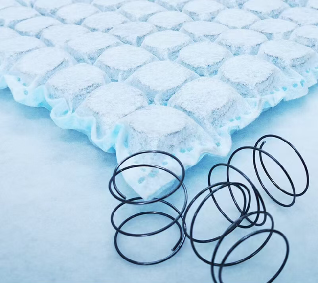 Roll Pack Compressed Mattress  Pocket Springs  Pressure Relief  Noise Free Sleep