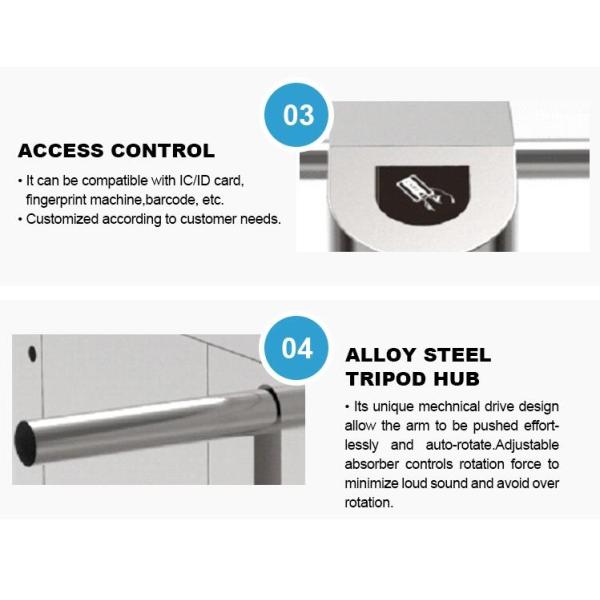 304 турникет откидной рукоятки нержавеющей стали 24V полноавтоматический