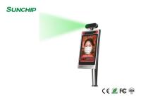 Terminal de la température de reconnaissance des visages du système 18W d'assistance