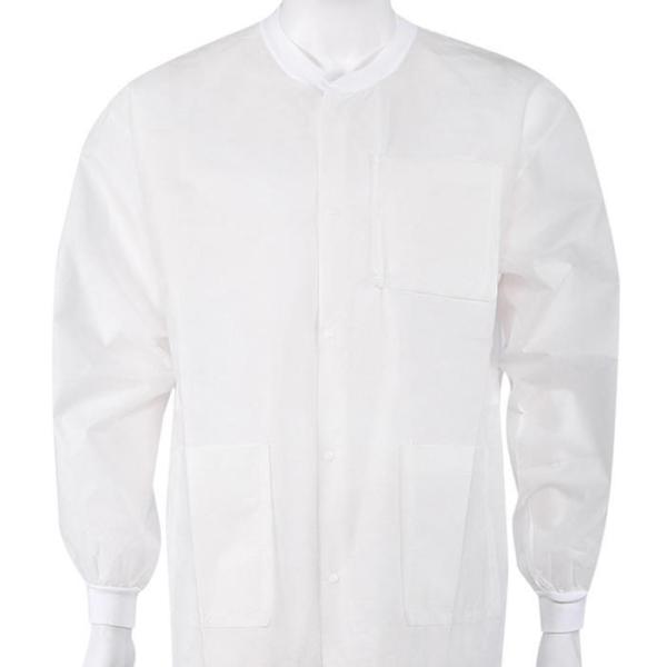 PP SMS Hospital Uniforms Doctor Nurse Surgical Medical White Lab Coat Scrub Suit Adult Kids Chemistry Lab Suit