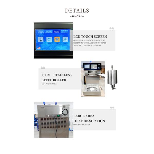 Commercial Milk Snow Flakes Ice Cream Shaver Maker Machine Snowflake Ice Shaved Making Machine Bingsu Machine