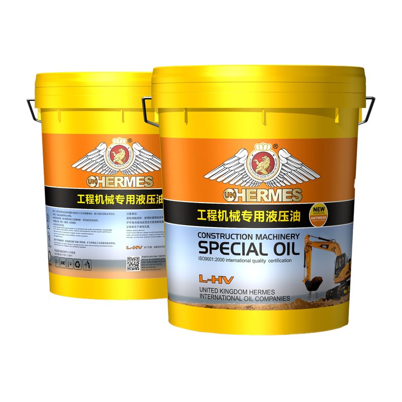 L-HV High-Viscosity-Index Hydraulic Oil 18L Pail with Anti-wear Protection and Oxidation Resistance for Construction Machinery