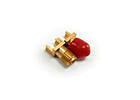 12.4GHz SMA RF Coaxial Connectors PCB Mount Edge SMA Bulkhead Jack Solder Type