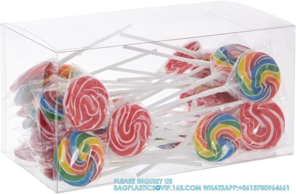 Clear Gift Favor Boxes Candy Gift Box Clear Rectangle Box Transparent Candy Box Chocolate Cookies Treat Boxe