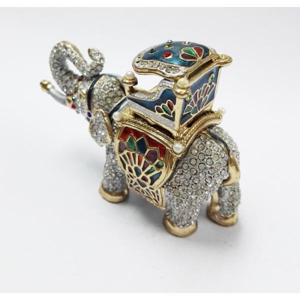 Elephant jewelry boxes rhinestone animal gift box for jewelry wedding gift
