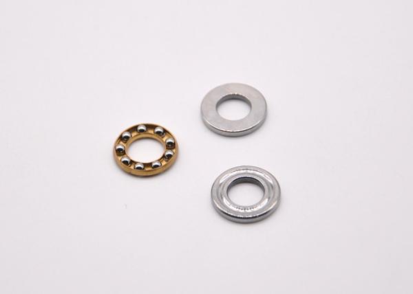 Single Direction Miniature Thrust Bearing , Small Thrust Bearings F2-6 Size 2*6*3mm