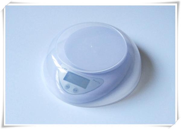 Green LCD Display Electric Food Scale , 1g Division Digital Cooking Scales