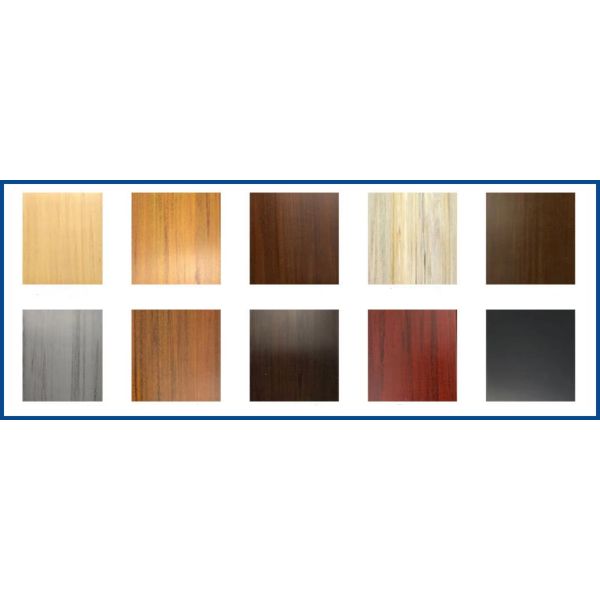 Gray 3d Fluted Wall Panel 150mm 17mm Plastic Wood Effect Cladding