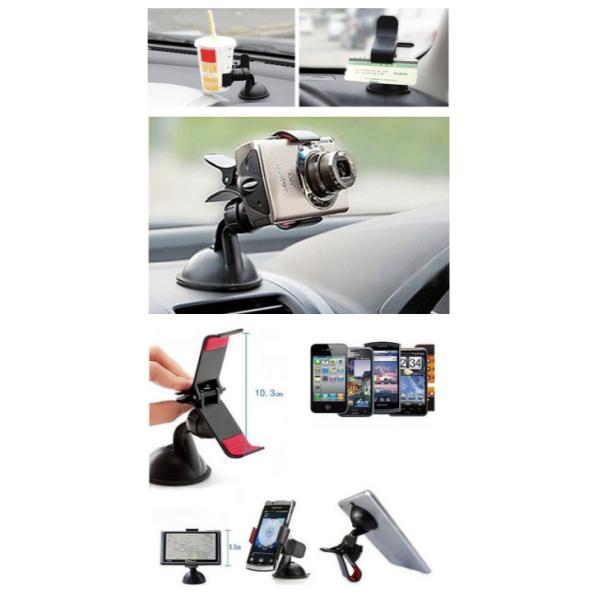Universal 360 Degree Car Mobile Phone Holder , Car Mount For Iphone 5 6 Plus Galaxy Note