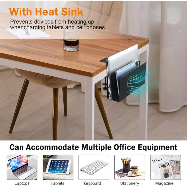 Держатель ручки и поднос для управления кабелями для хранения документов под столом