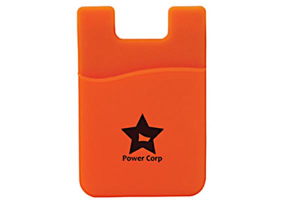 Smart Wallet Adhesive Credit Card Holder Non Toxic Materials With Stand