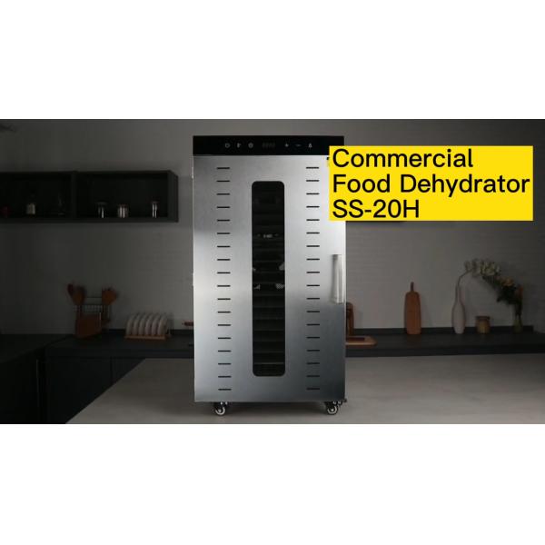 Single Zone 20 Trays Commercial Drying Industrial Machine Fruits Vegetables Food Dehydrator