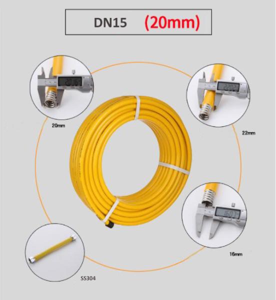 Outer Dia 20mm Cooker Gas Hose , S30408 High Pressure Gas Pipes